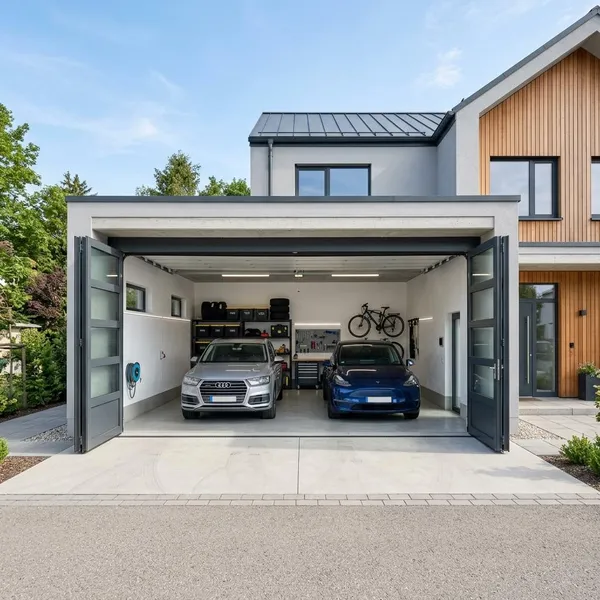 Hoogte van een garage kiezen