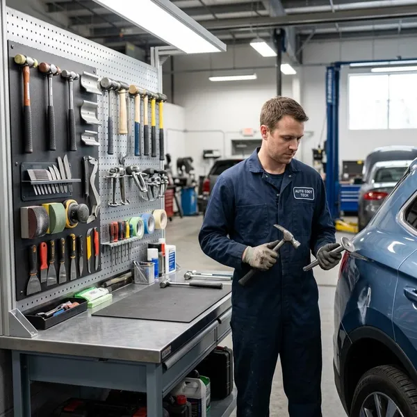 Basisgereedschap voor carrosseriewerk