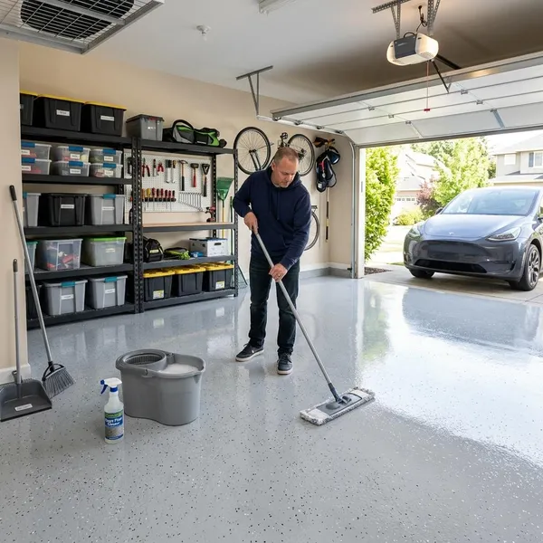 Zo bereid je een garagevloer voor op epoxy