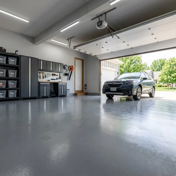 Hoe houd je een epoxyvloer in de garage mooi