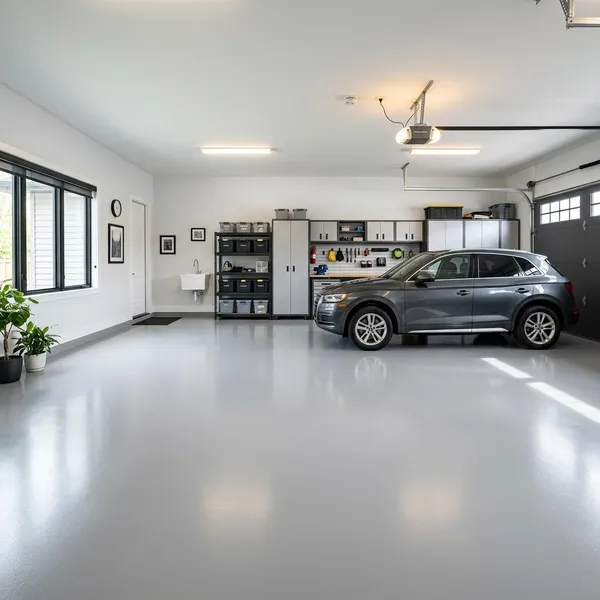 Onderhoud van een garage gietvloer