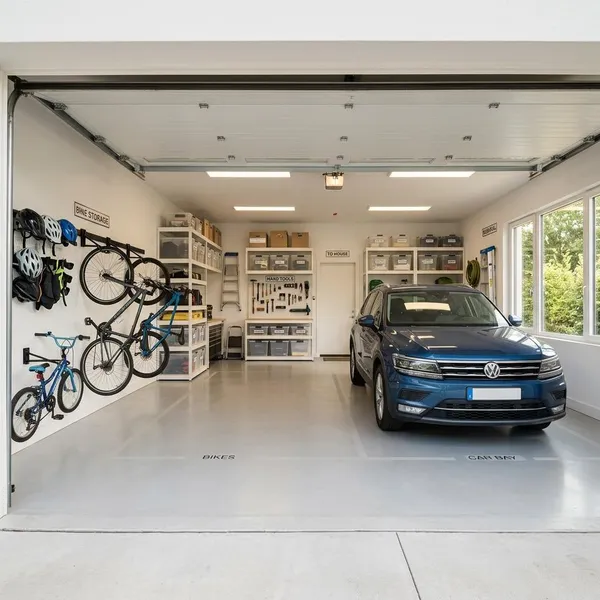 Een kleine garage slim inrichten