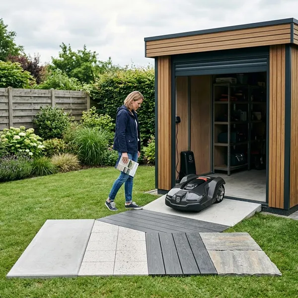 Waar plaats je de garage in de tuin
