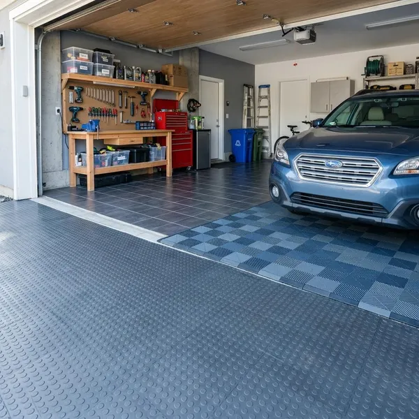 Welke soorten garage tegels kun je kiezen