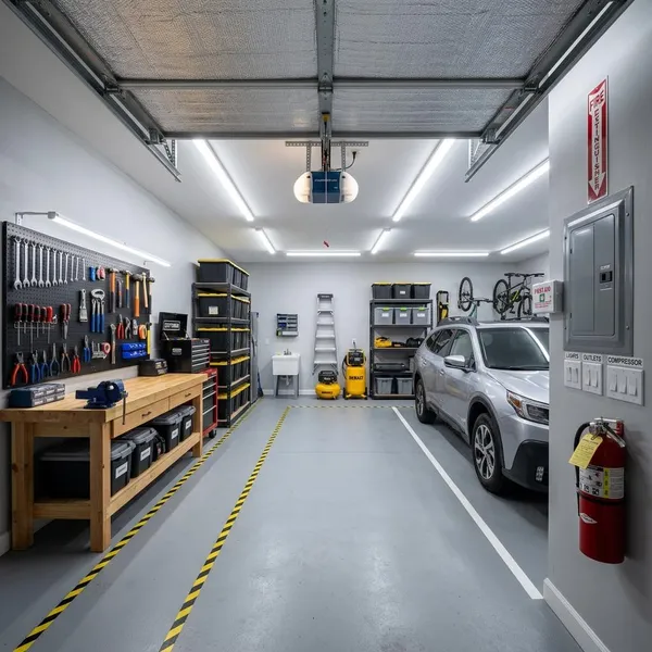 Geschikte lampen en armaturen voor garage verlichting