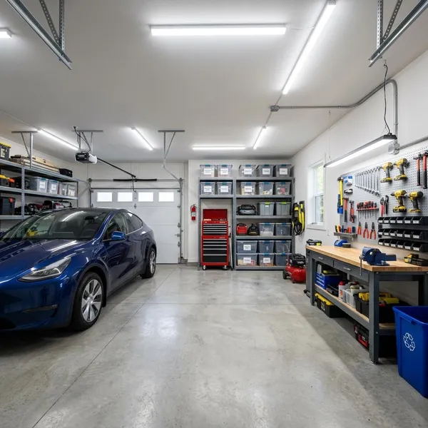 Garage verlichting slim plaatsen