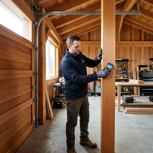 Hout voor garagebekleding