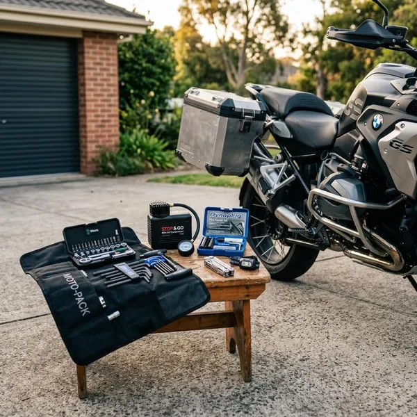 Checklist voor motor gereedschap voor onderweg