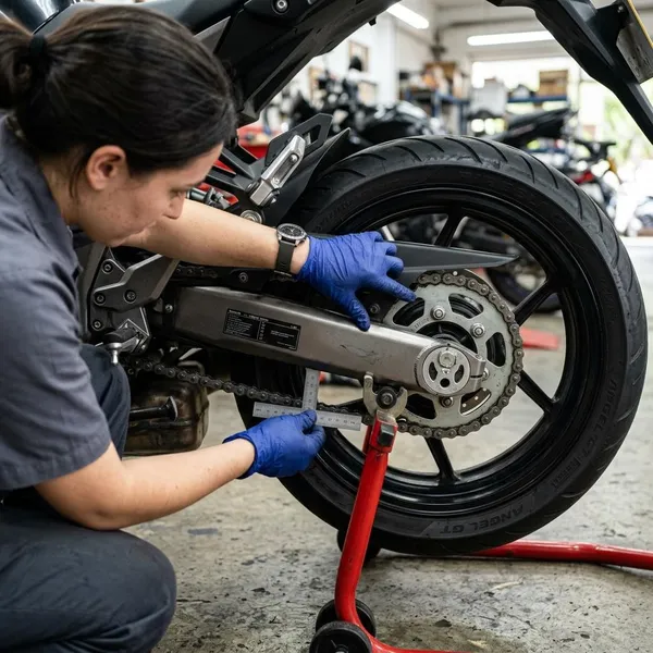 Motor ketting klinken stap voor stap