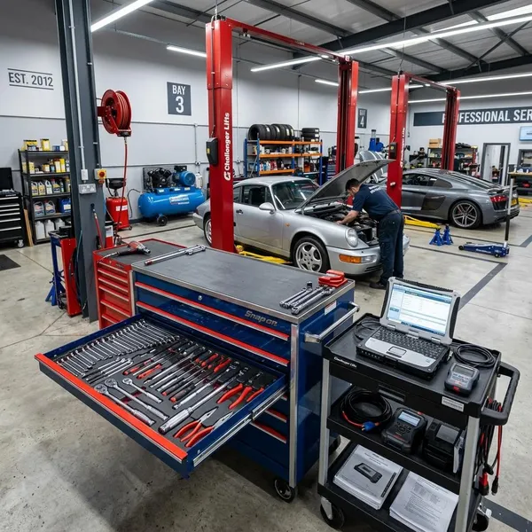 professioneel garage gereedschap