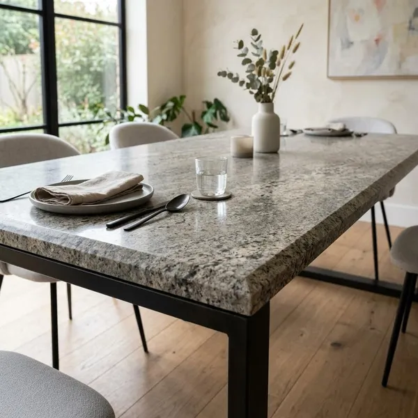 tafel granieten blad