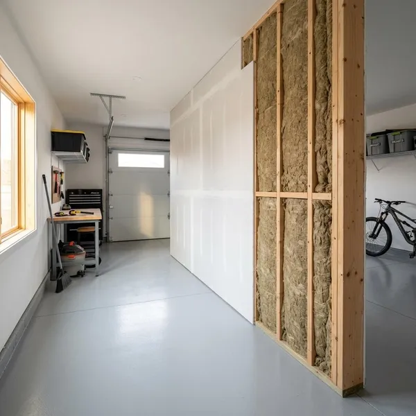 Hoe plaats je een voorzetwand in de garage?